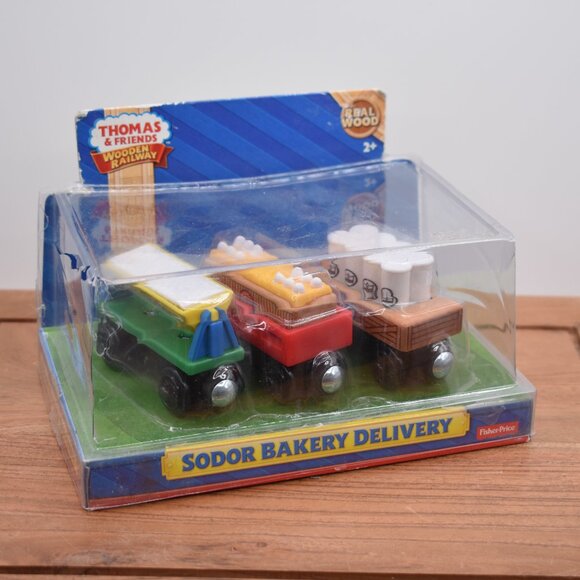 Sodor Bakery Delivery - Thomas & Friends Wooden Railway Fisher-Price Trains - Picture 4 of 13